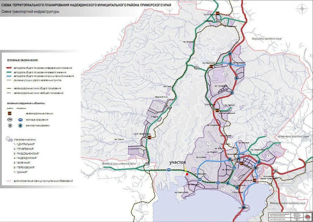 Кадастровая карта надеждинского района приморского края